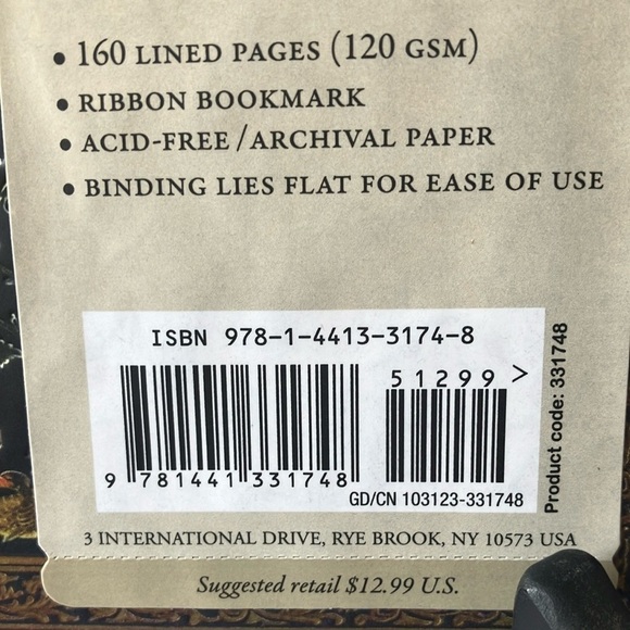 Pauper Press:Persian GroveDecorative Journal- 8”x6”- ribbon bookmark- 160 pages - Picture 3 of 16